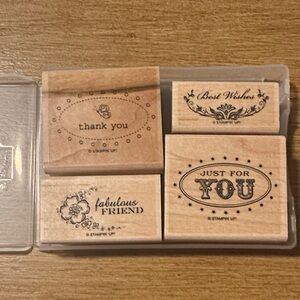 Stampin' Up! Wooden Stamp Set Oval All